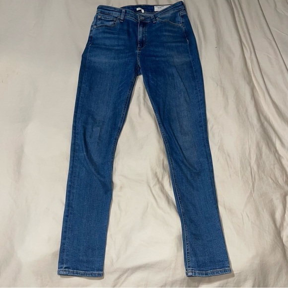Rag & Bone Medium Wash Nina High Rise Skinny Jeans W28L29 - Picture 4 of 10